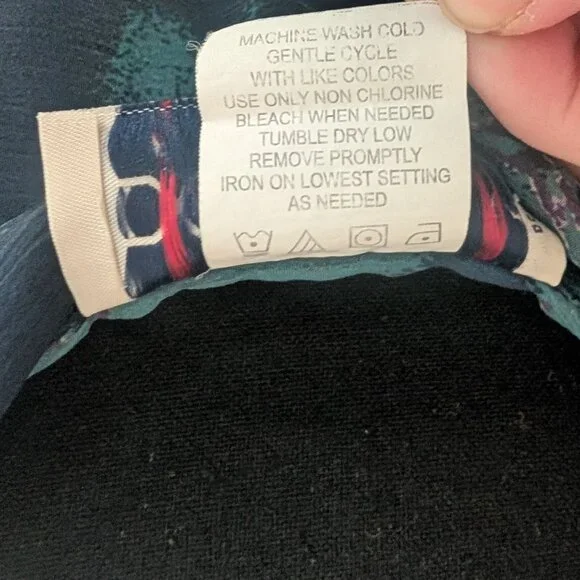 Donkenny Classics Multicolor Abstract Print Short Sleeve Button-Up Shirt Size XL - Picture 6 of 6